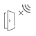 Electromagnetic shielding door