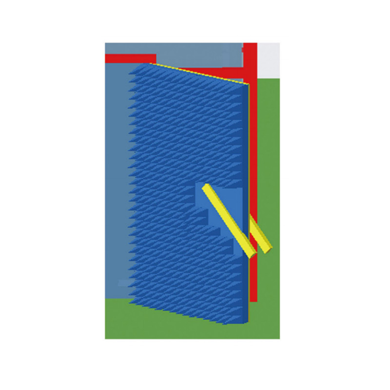 Manual shielding door