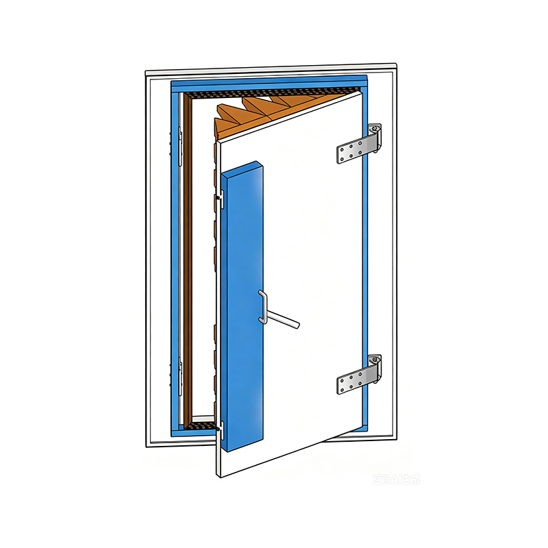 Electric shielding door